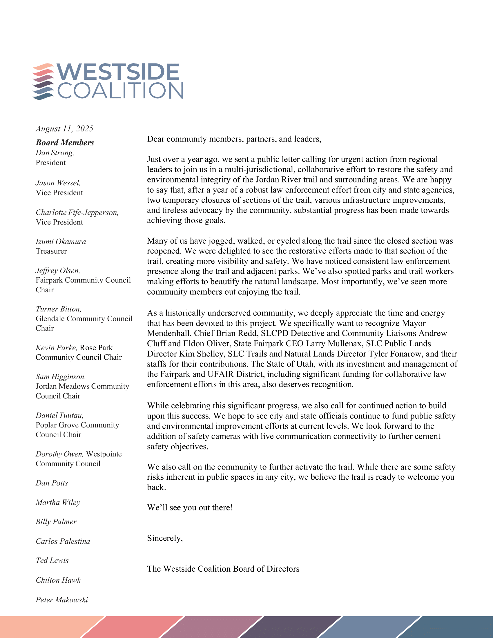 Progress on Jordan River Trail Safety and Restoration